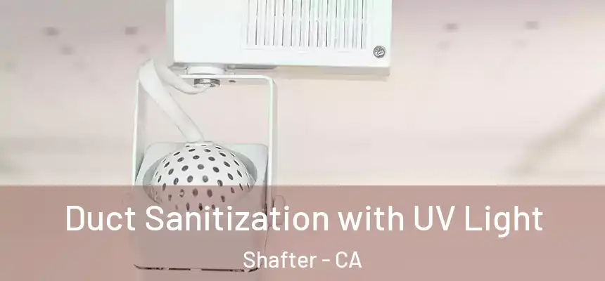  Duct Sanitization with UV Light Shafter - CA
